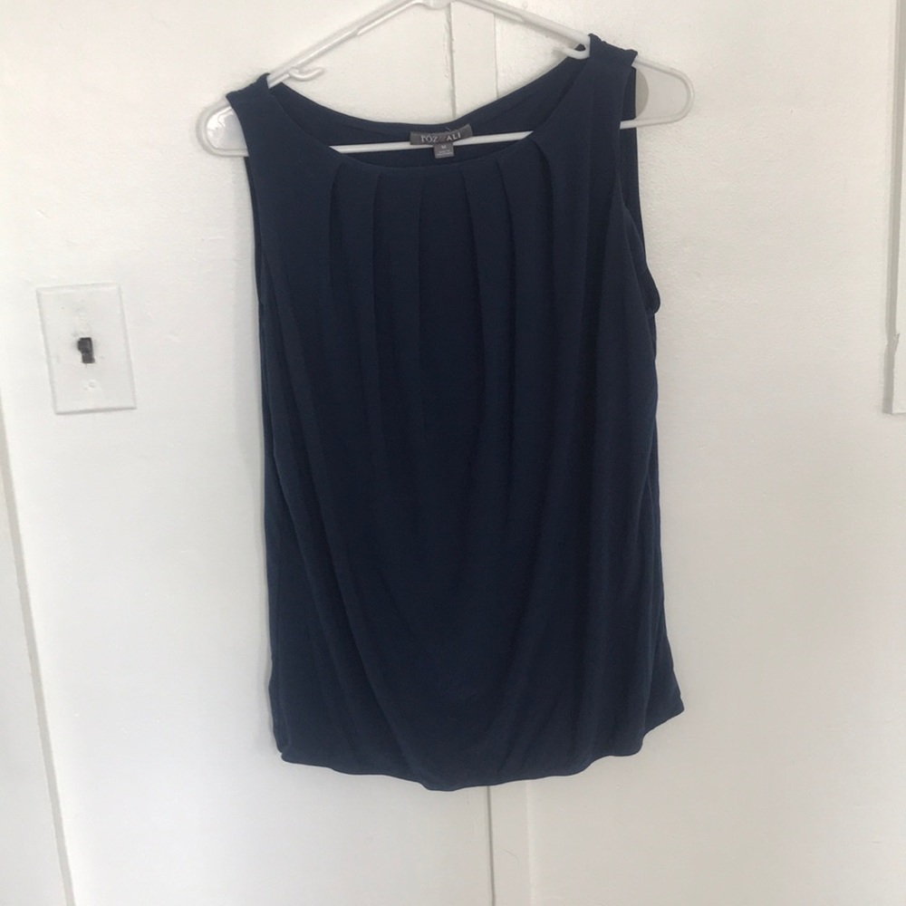 Navy blouse